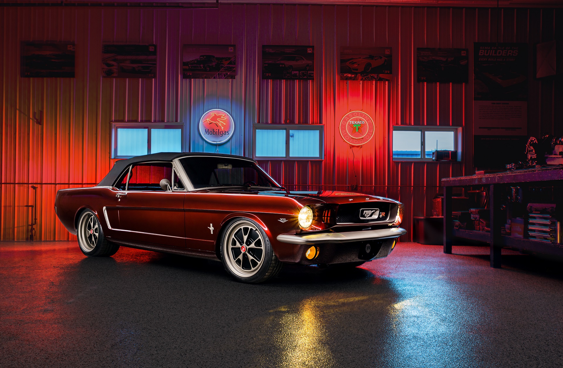 Download 1964 Ford Mustang Convertible CAGED by Ringbrothers - Front Three-Quarter HD Wallpaper 1920x1257 #4