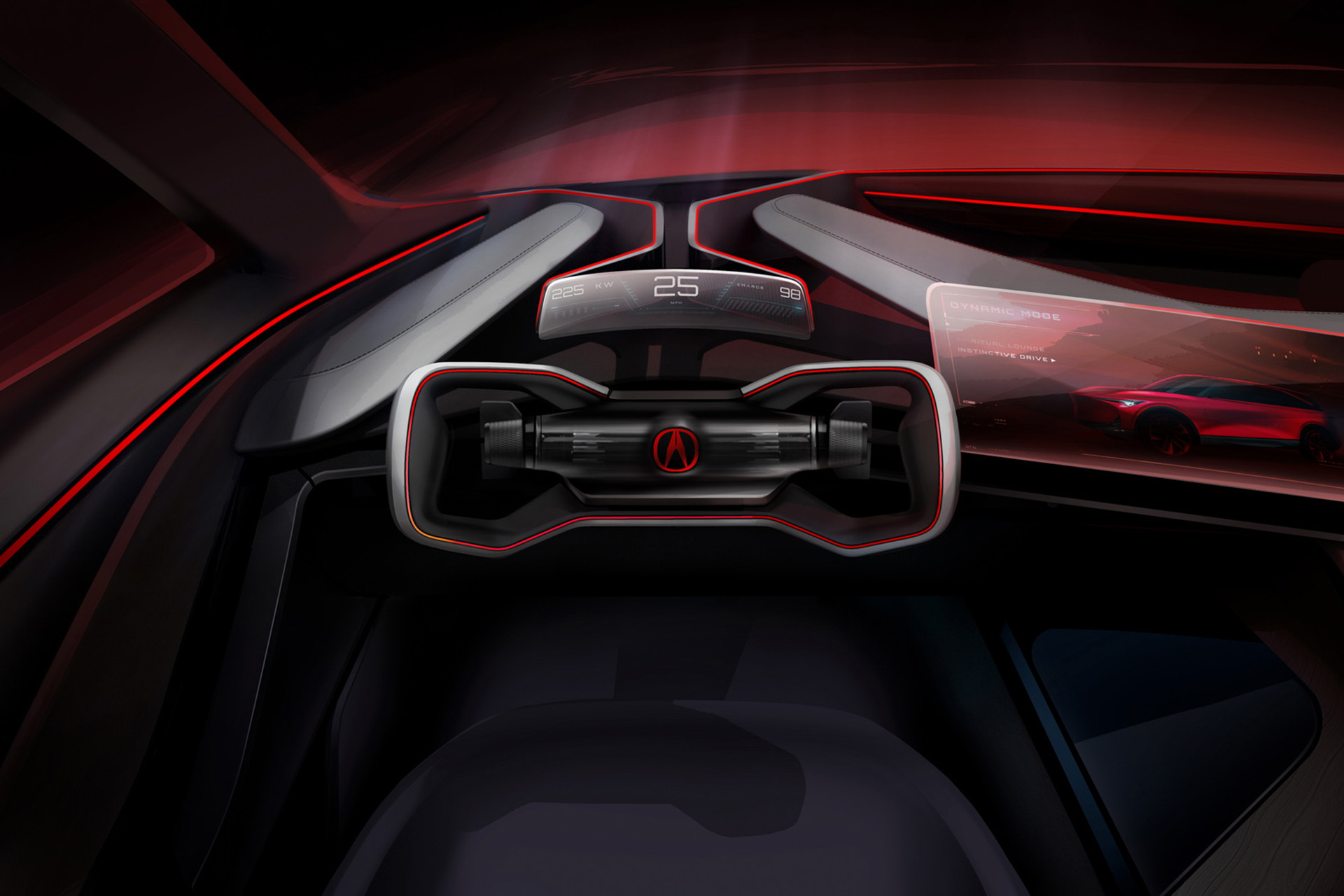 Download 2022 Acura Precision EV Concept - Interior, Cockpit HD Wallpaper 1920x1280 #23
