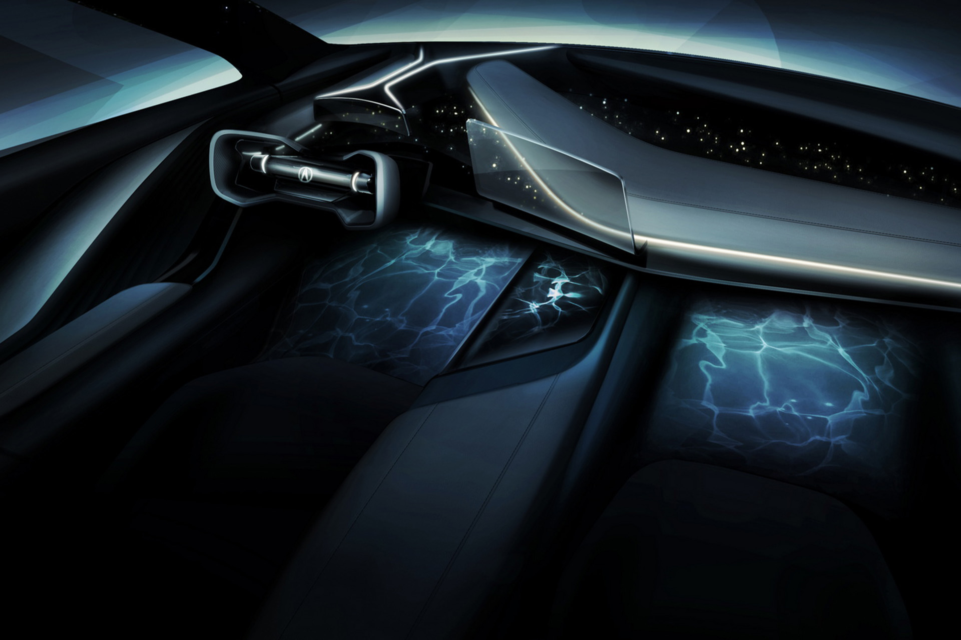 Download 2022 Acura Precision EV Concept - Interior HD Wallpaper 1920x1280 #22
