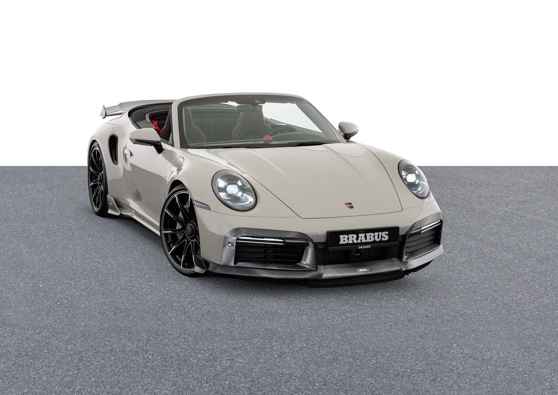 Download 2022 Brabus 820 based on Porsche 911 Turbo S Cabriolet - Front Three-Quarter HD Wallpaper 1920x1360 #135