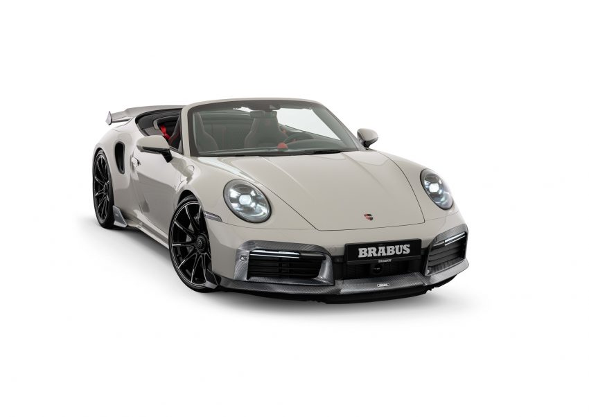 2022 Brabus 820 based on Porsche 911 Turbo S Cabriolet - Front Three-Quarter Wallpaper 850x602 #136