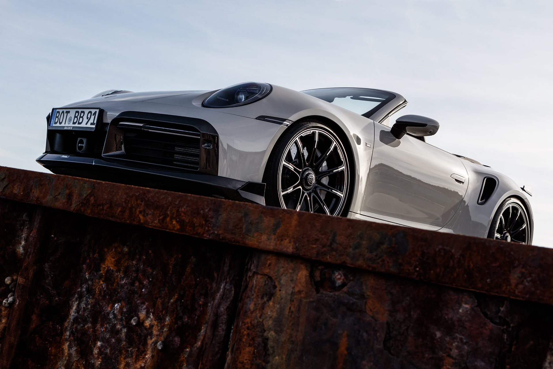 Download 2022 Brabus 820 based on Porsche 911 Turbo S Cabriolet - Front Three-Quarter HD Wallpaper 1920x1280 #43