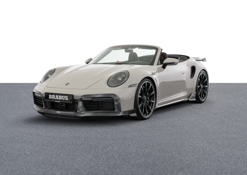 2022 Brabus 820 based on Porsche 911 Turbo S Cabriolet - Front Three-Quarter Wallpaper 850x602 #111