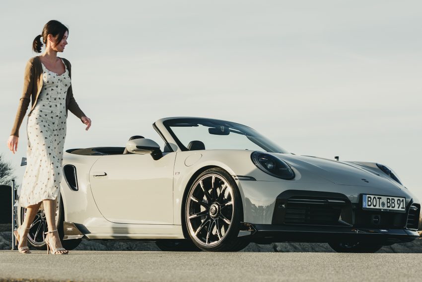 2022 Brabus 820 based on Porsche 911 Turbo S Cabriolet - Front Three-Quarter Wallpaper 850x567 #36