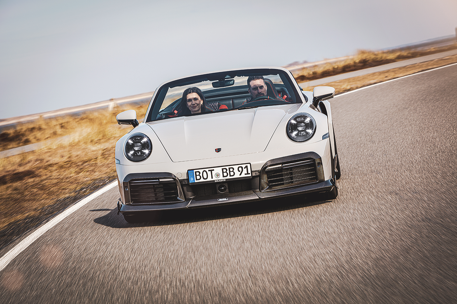 Download 2022 Brabus 820 based on Porsche 911 Turbo S Cabriolet - Front HD Wallpaper 1920x1280 #6