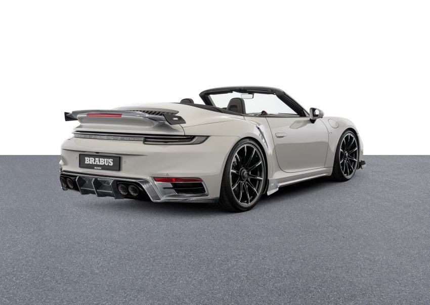 2022 Brabus 820 based on Porsche 911 Turbo S Cabriolet - Rear Three-Quarter Wallpaper 850x602 #134