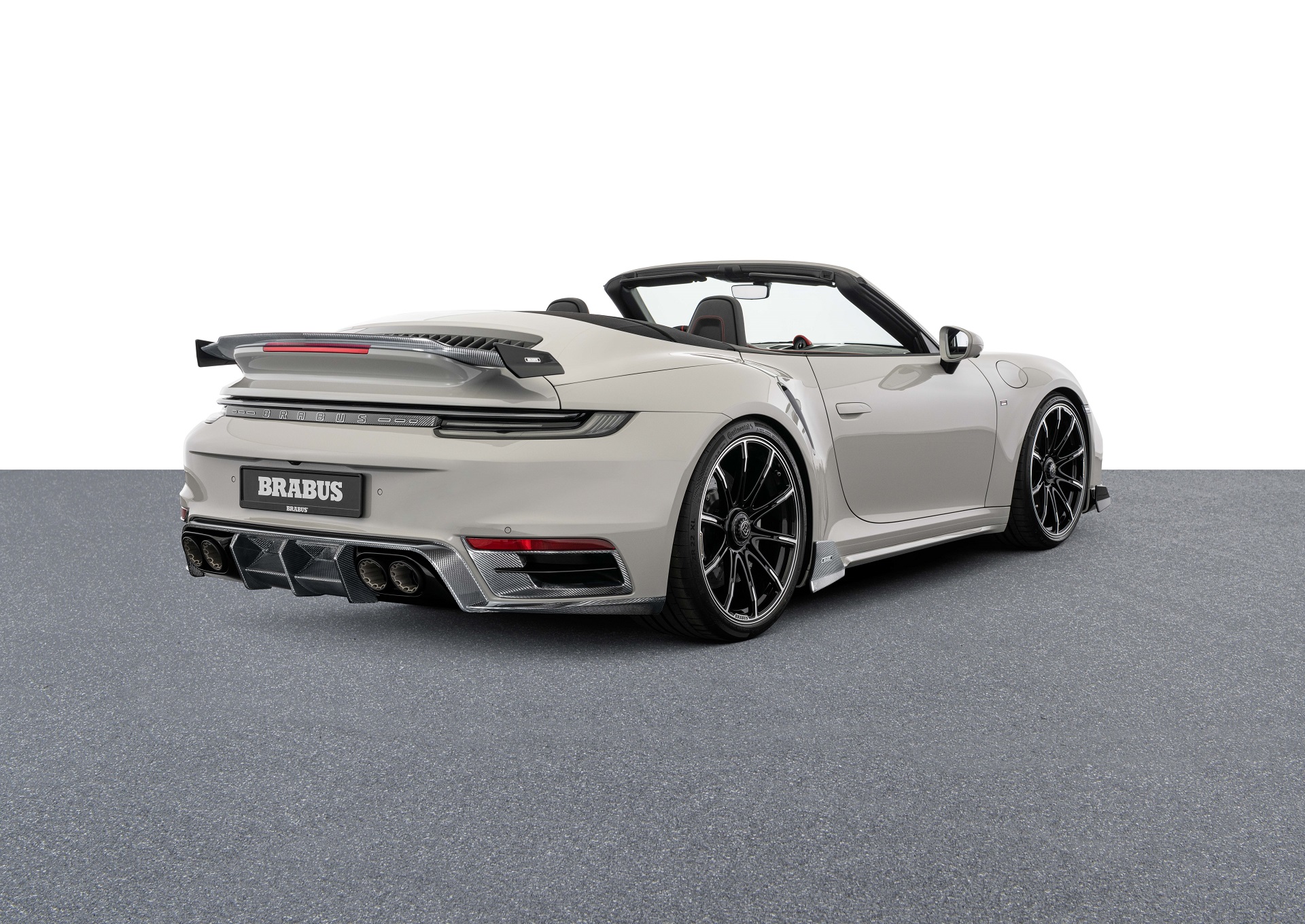 Download 2022 Brabus 820 based on Porsche 911 Turbo S Cabriolet - Rear Three-Quarter HD Wallpaper 1920x1360 #134