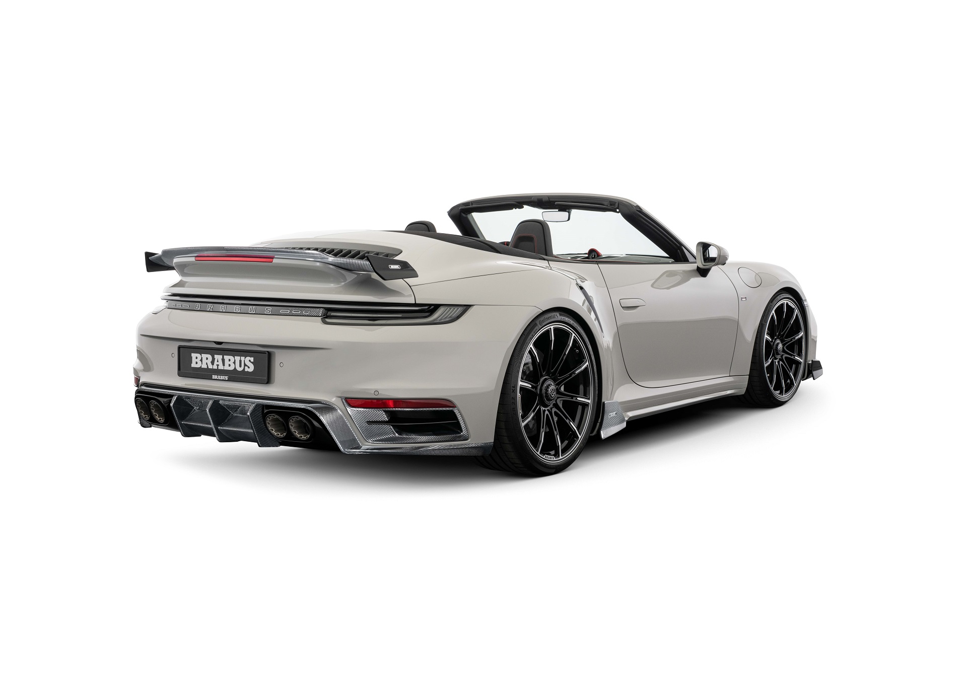 Download 2022 Brabus 820 based on Porsche 911 Turbo S Cabriolet - Rear Three-Quarter HD Wallpaper 1920x1360 #133