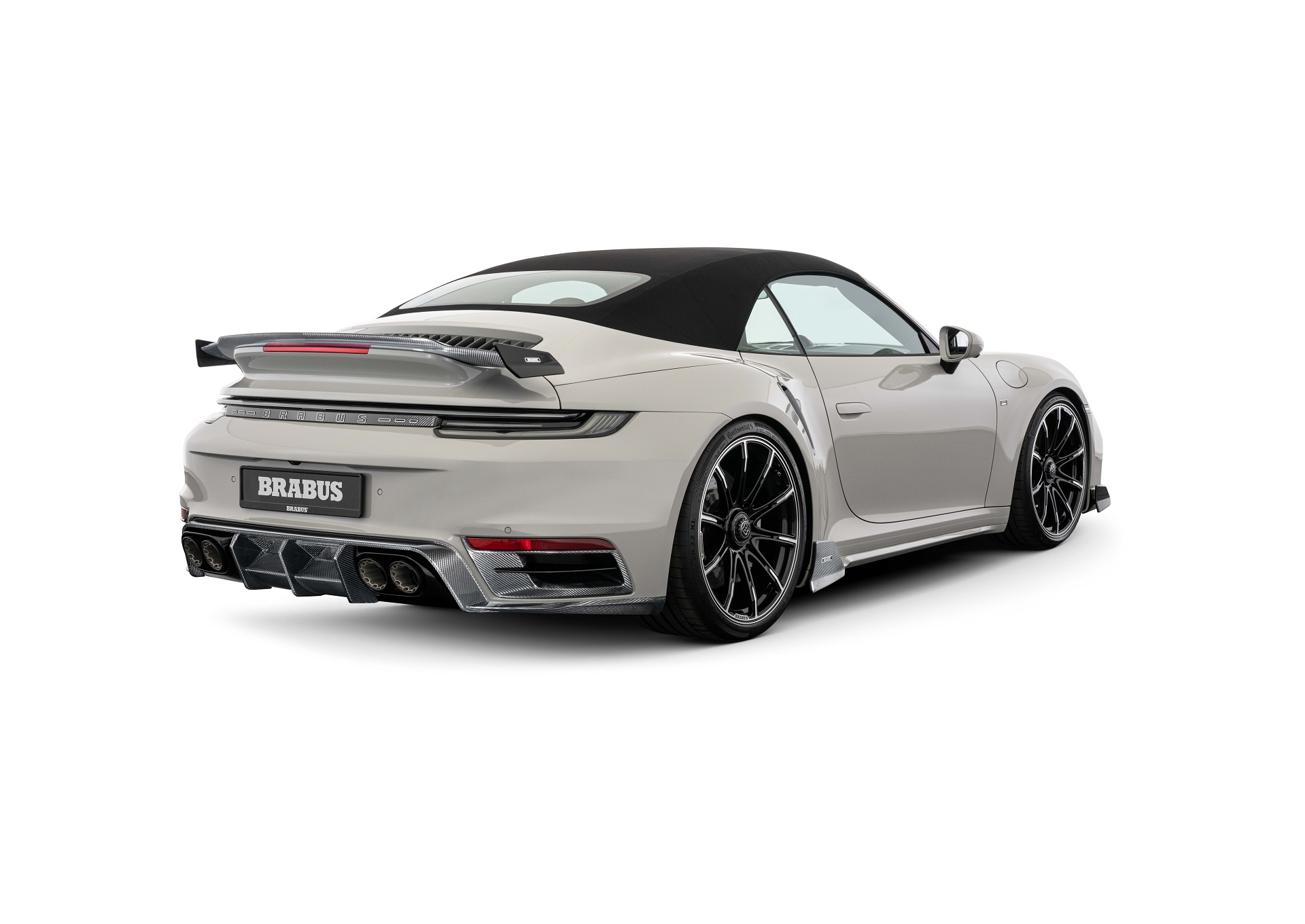 Download 2022 Brabus 820 based on Porsche 911 Turbo S Cabriolet - Rear Three-Quarter HD Wallpaper 1920x1360 #132