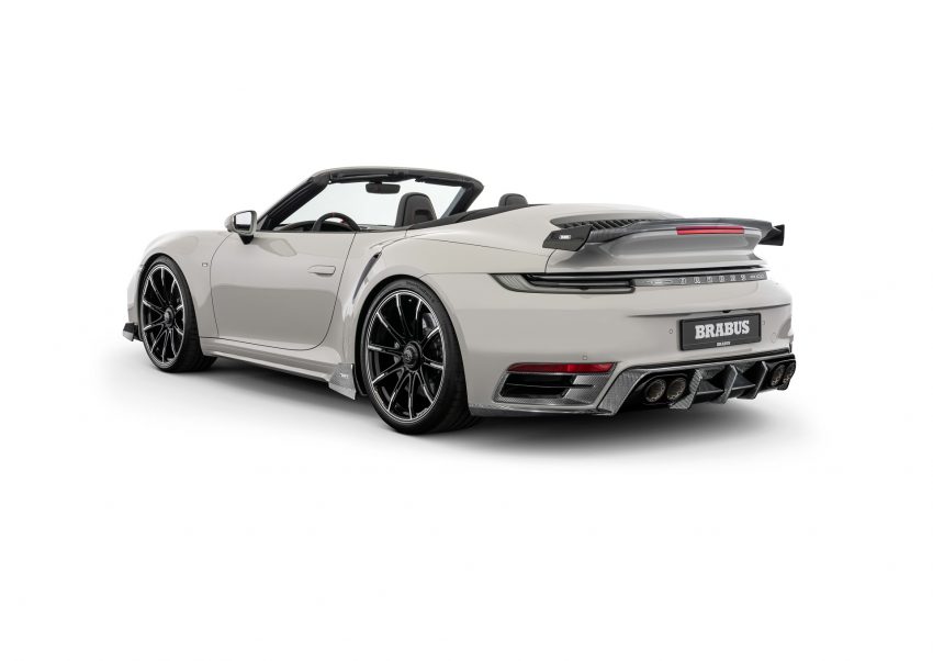 2022 Brabus 820 based on Porsche 911 Turbo S Cabriolet - Rear Three-Quarter Wallpaper 850x602 #130