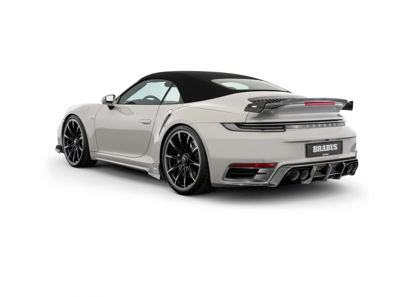 2022 Brabus 820 based on Porsche 911 Turbo S Cabriolet - Rear Three-Quarter Wallpaper 850x602 #129