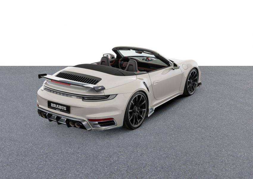 2022 Brabus 820 based on Porsche 911 Turbo S Cabriolet - Rear Three-Quarter Wallpaper 850x602 #128
