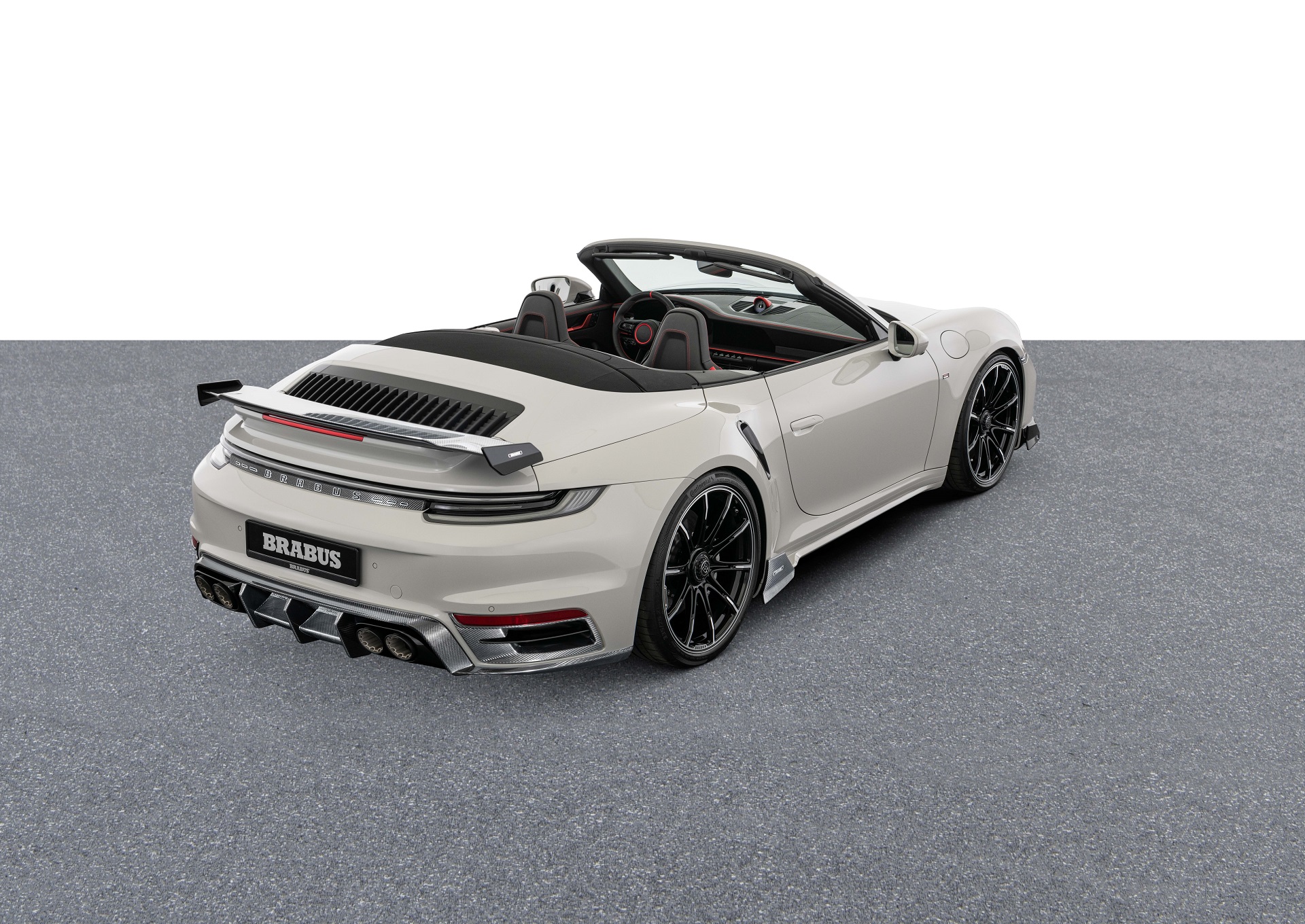 Download 2022 Brabus 820 based on Porsche 911 Turbo S Cabriolet - Rear Three-Quarter HD Wallpaper 1920x1360 #128