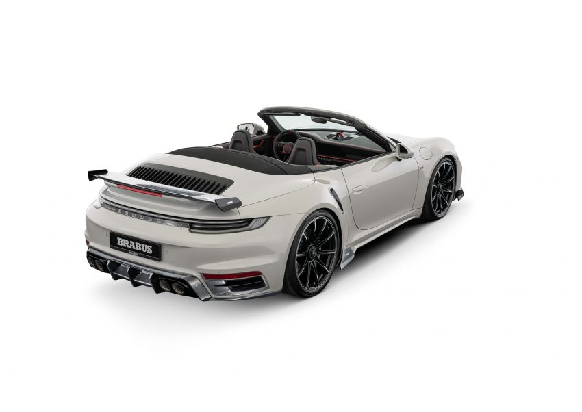 2022 Brabus 820 based on Porsche 911 Turbo S Cabriolet - Rear Three-Quarter Wallpaper 850x602 #127