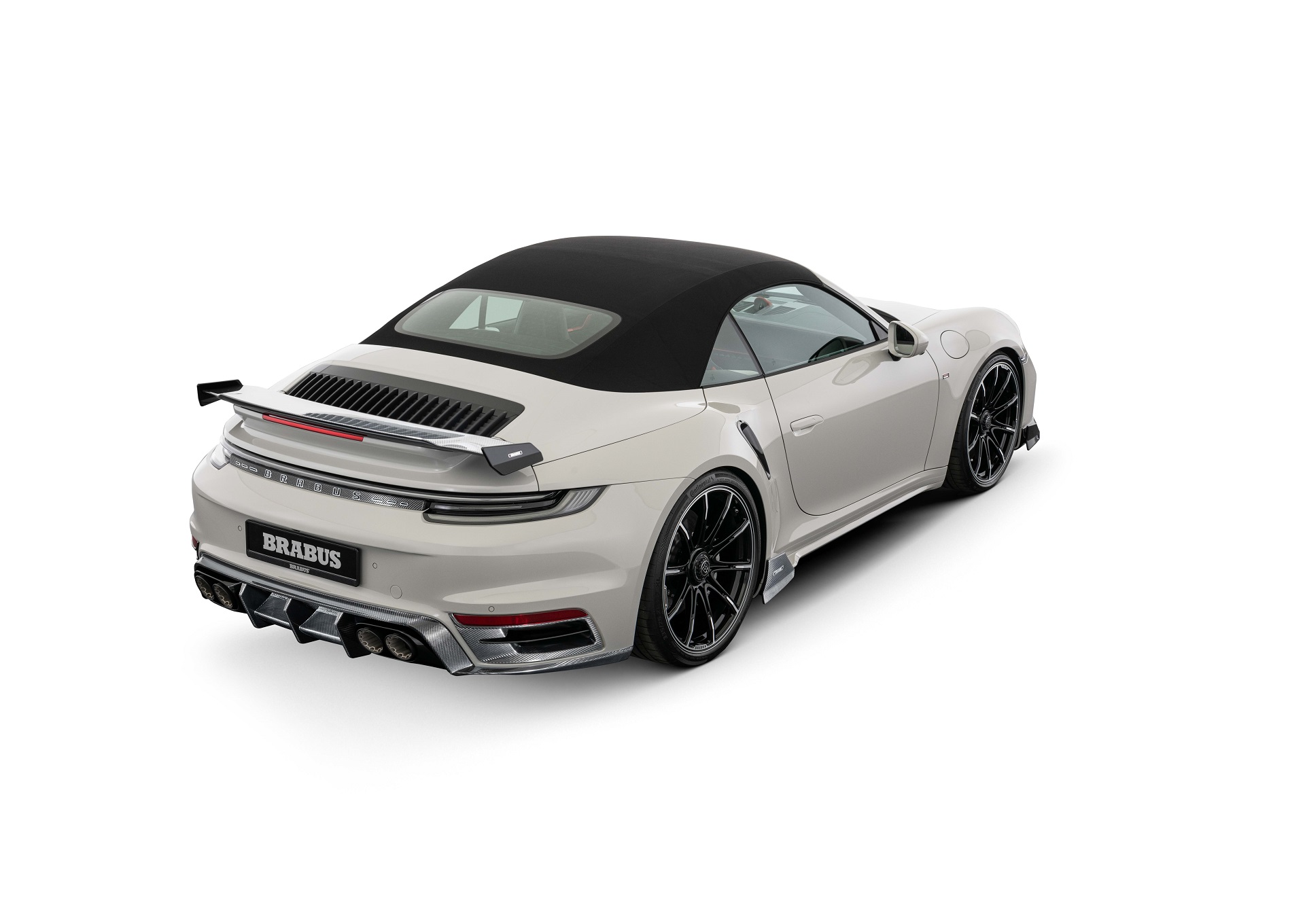 Download 2022 Brabus 820 based on Porsche 911 Turbo S Cabriolet - Rear Three-Quarter HD Wallpaper 1920x1360 #126