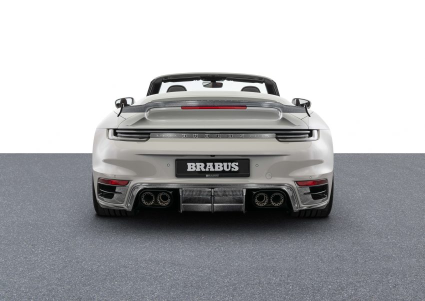 2022 Brabus 820 based on Porsche 911 Turbo S Cabriolet - Rear Wallpaper 850x602 #125