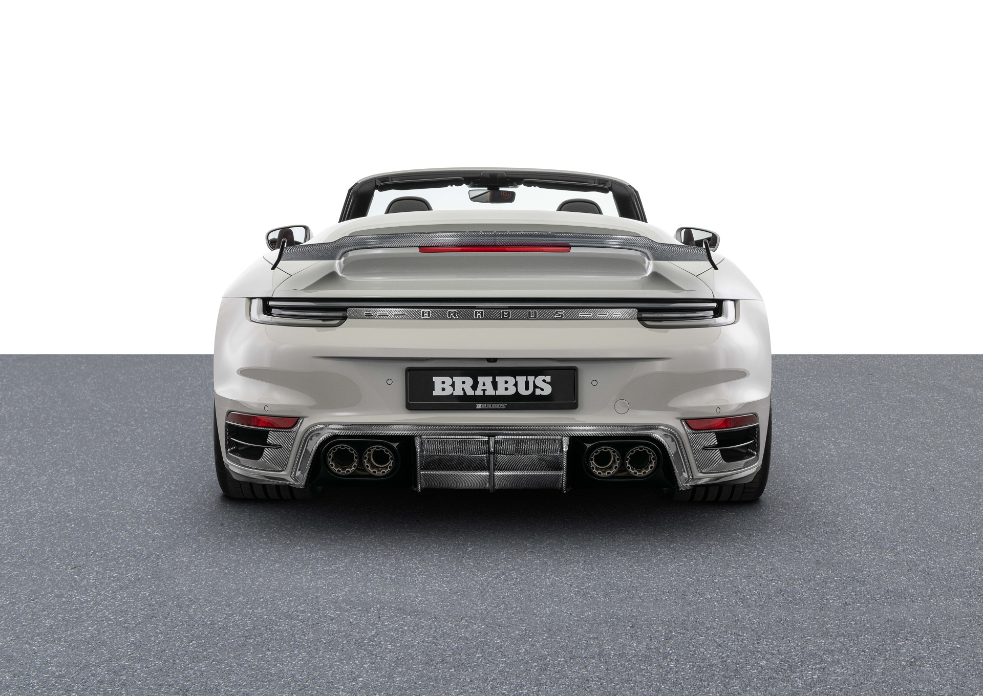 Download 2022 Brabus 820 based on Porsche 911 Turbo S Cabriolet - Rear HD Wallpaper 1920x1360 #125