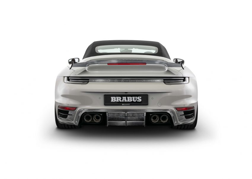 2022 Brabus 820 based on Porsche 911 Turbo S Cabriolet - Rear Wallpaper 850x602 #123
