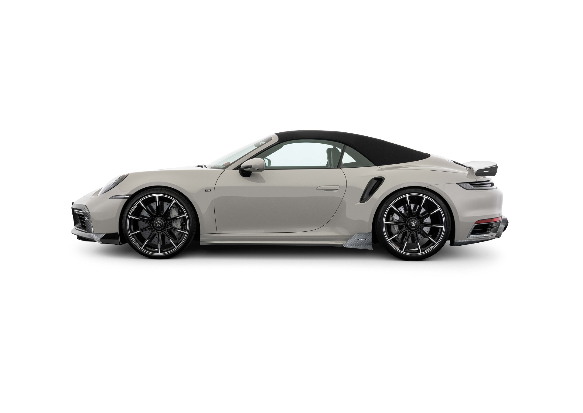 Download 2022 Brabus 820 based on Porsche 911 Turbo S Cabriolet - Side HD Wallpaper 1920x1360 #119