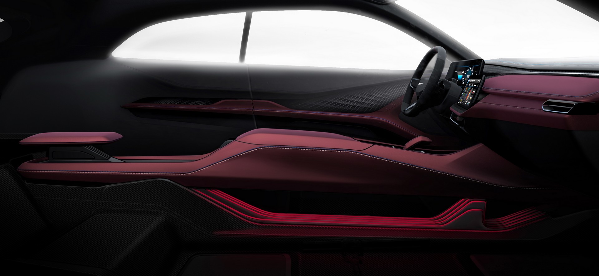 Download 2022 Dodge Charger Daytona SRT Concept - Design Sketch HD Wallpaper 1920x885 #43