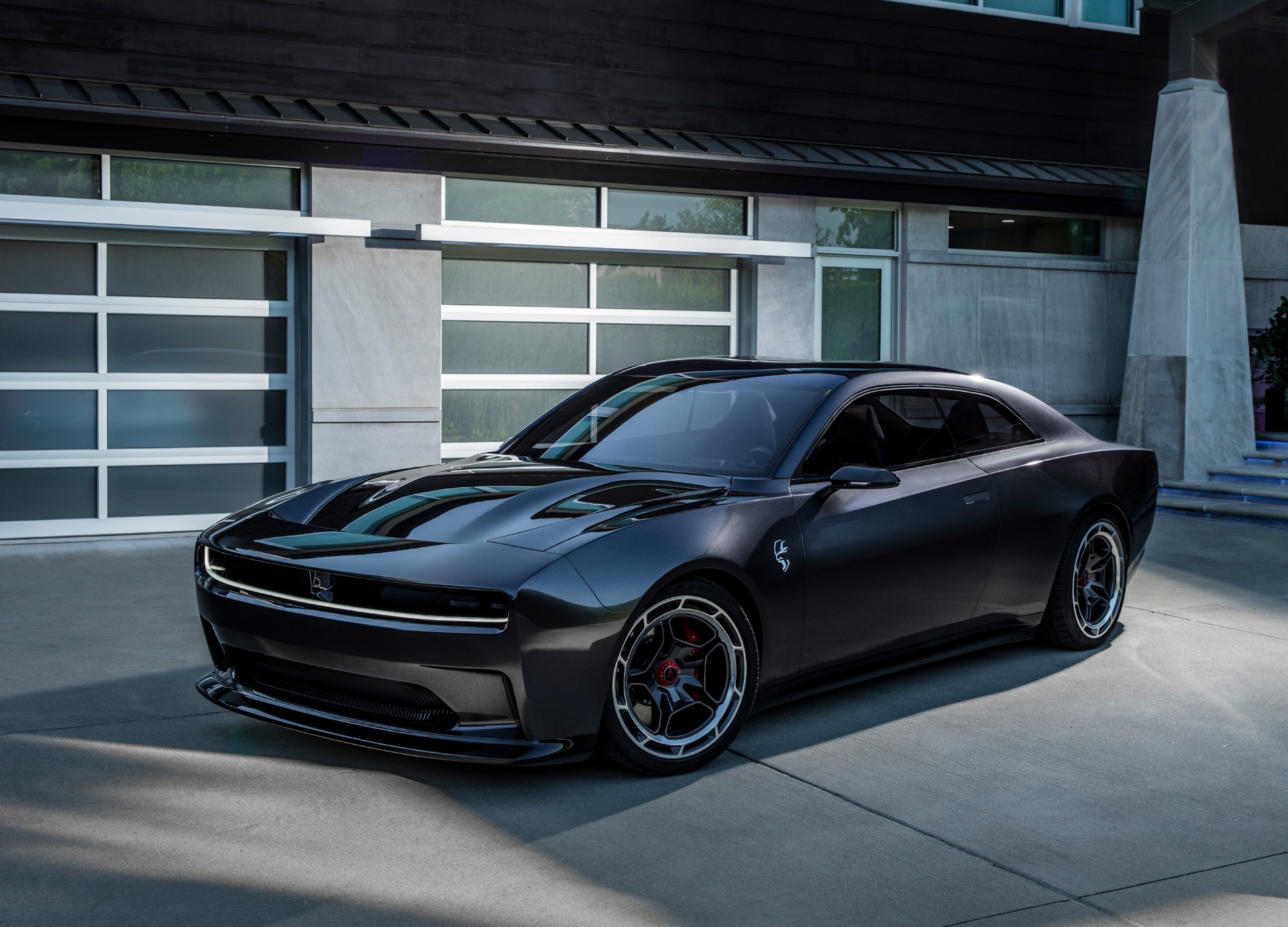Download 2022 Dodge Charger Daytona SRT Concept - Front Three-Quarter HD Wallpaper 1920x1382 #1