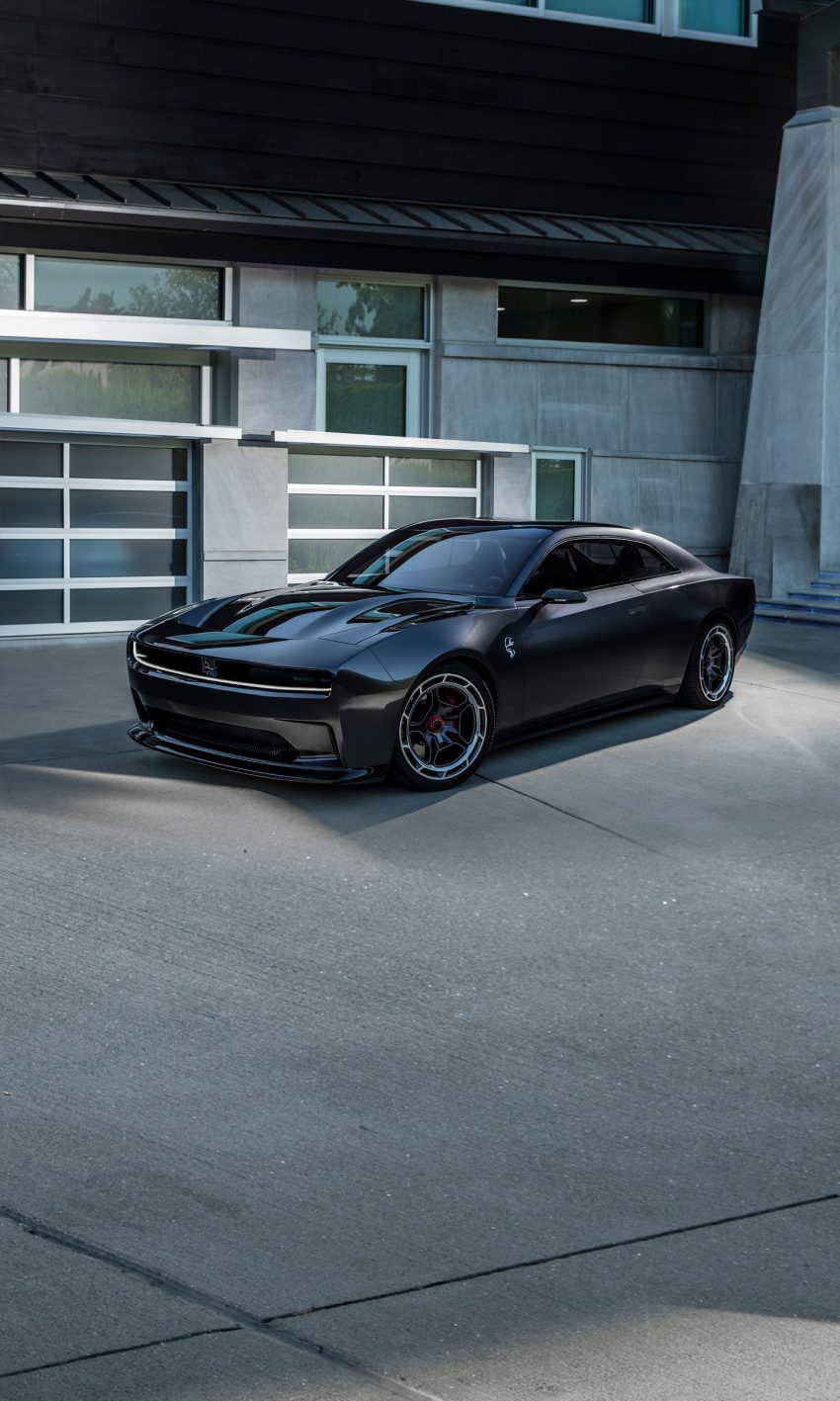 2022 Dodge Charger Daytona SRT Concept - Front Three-Quarter Phone Wallpaper 850x1417 #2