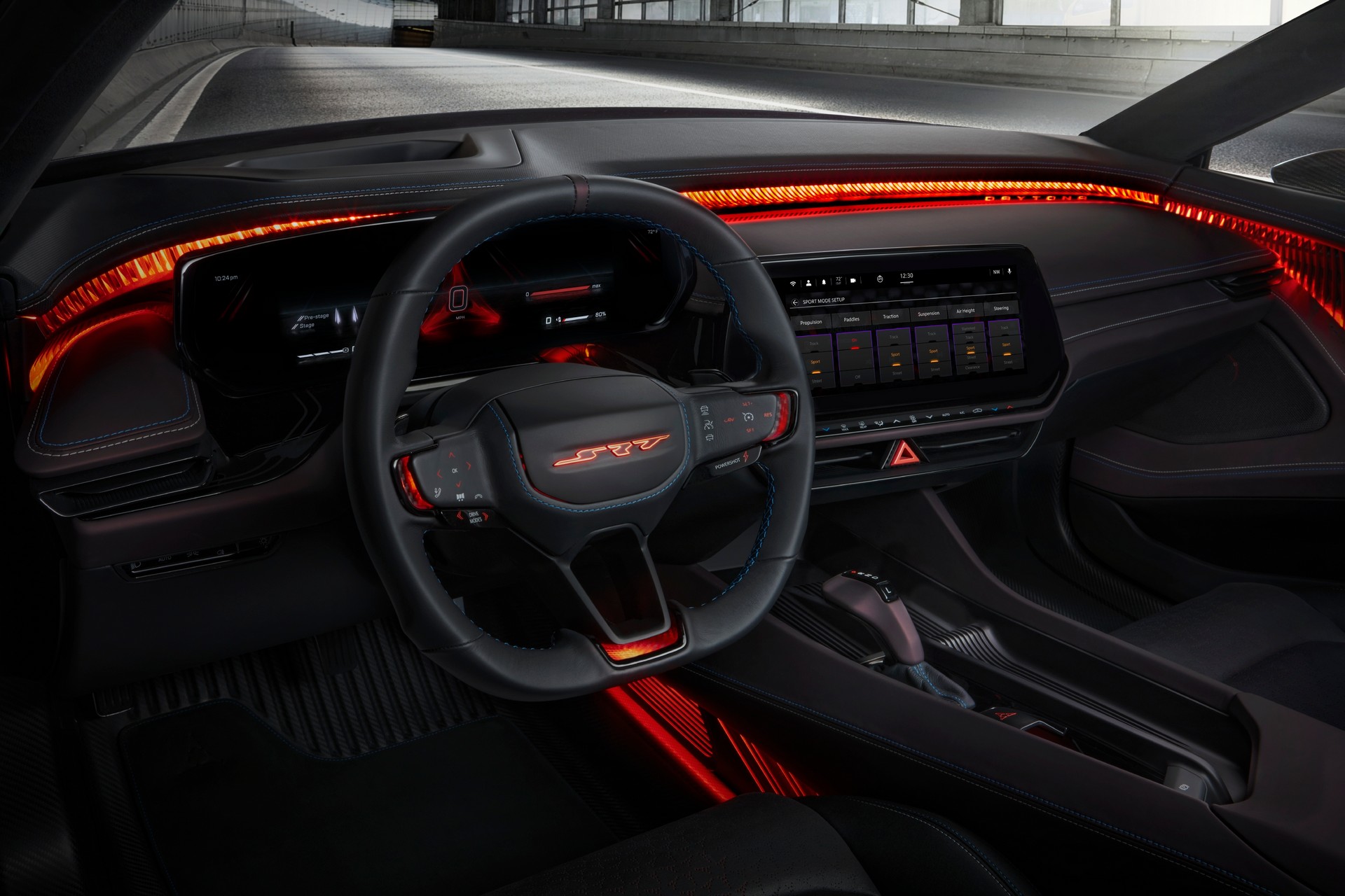 Download 2022 Dodge Charger Daytona SRT Concept - Interior HD Wallpaper 1920x1280 #26