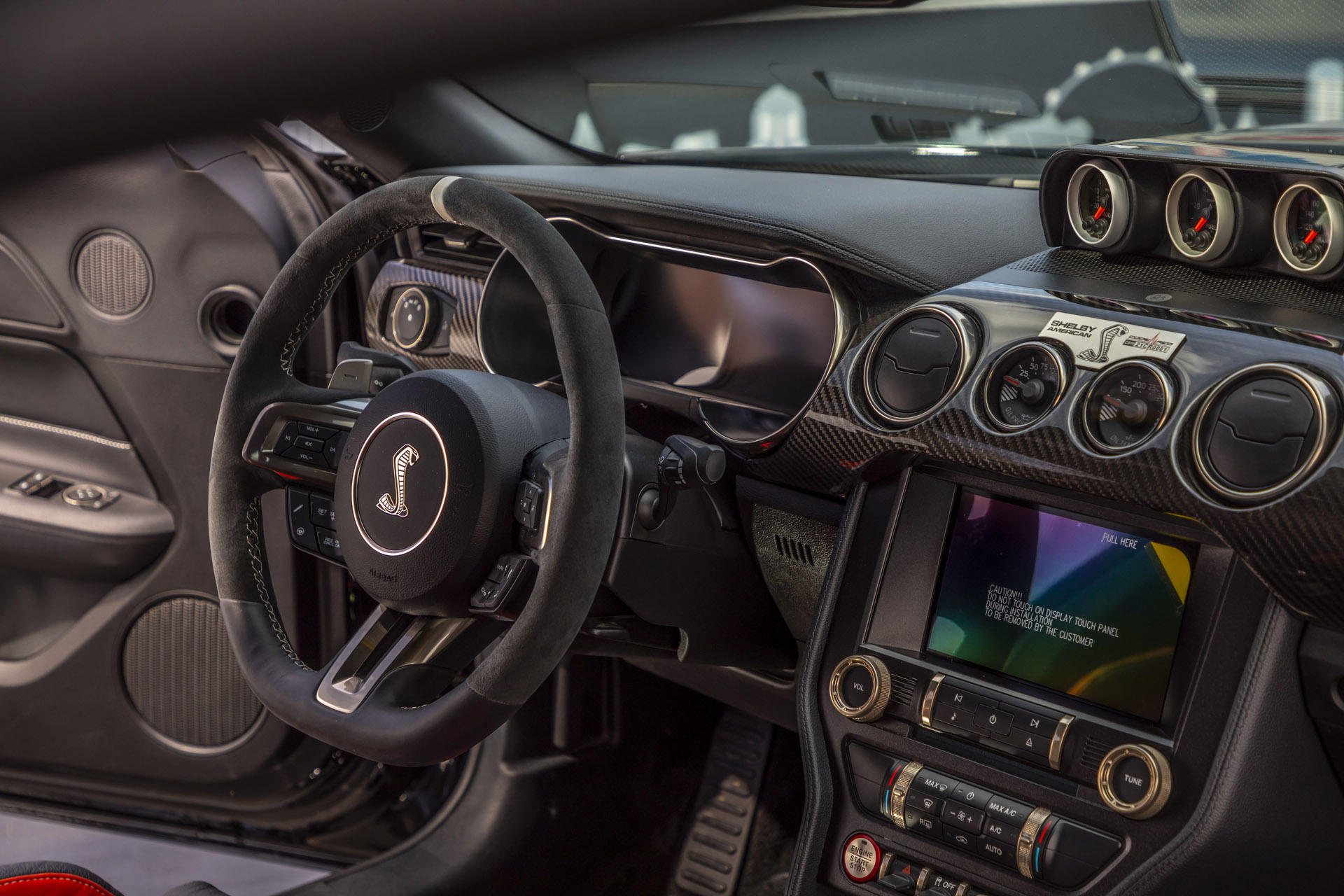 Download 2022 Ford Mustang Shelby GT500 Code Red - Interior HD Wallpaper 1920x1280 #27