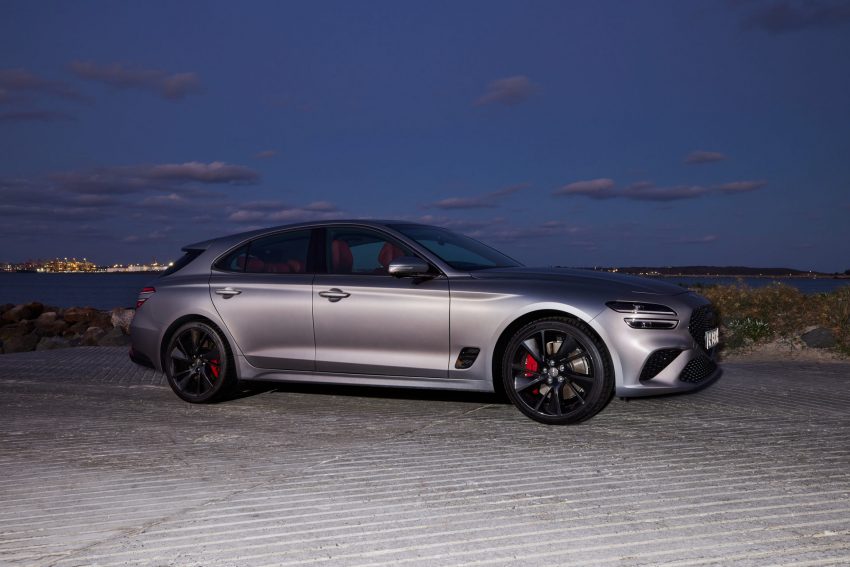 2022 Genesis G70 Shooting Brake - Front Three-Quarter Wallpaper 850x567 #33