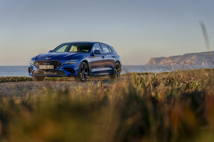 2022 Genesis G70 Shooting Brake - Front Three-Quarter Wallpaper 850x566 #60