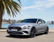 2022 Genesis G70 Shooting Brake - Front Three-Quarter Wallpaper 190x150
