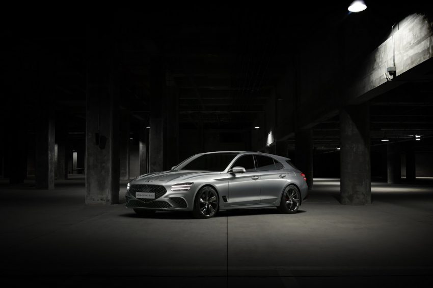 2022 Genesis G70 Shooting Brake - Front Three-Quarter Wallpaper 850x567 #121