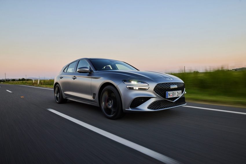 2022 Genesis G70 Shooting Brake - Front Three-Quarter Wallpaper 850x567 #20