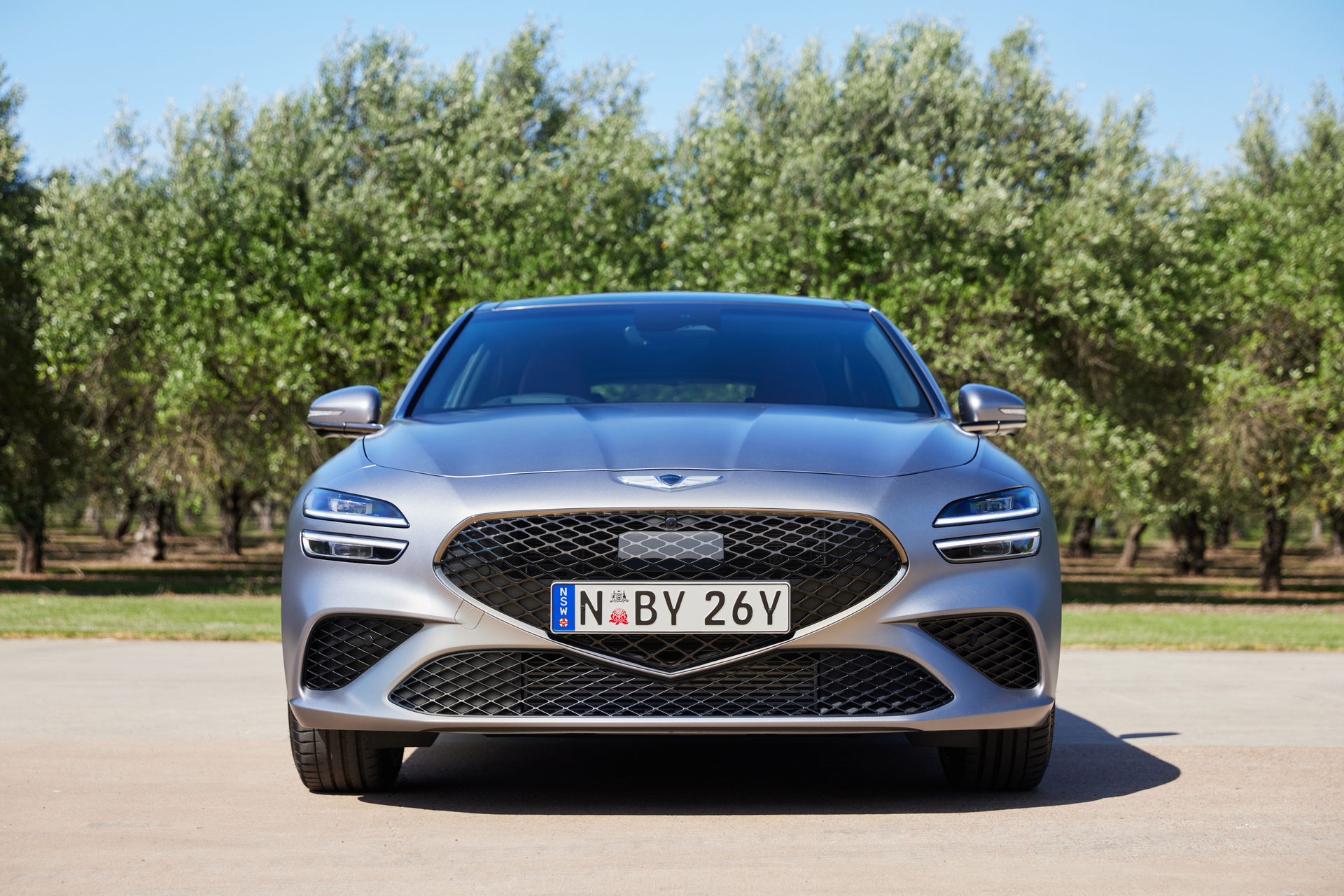 Download 2022 Genesis G70 Shooting Brake - Front HD Wallpaper 1920x1280 #3