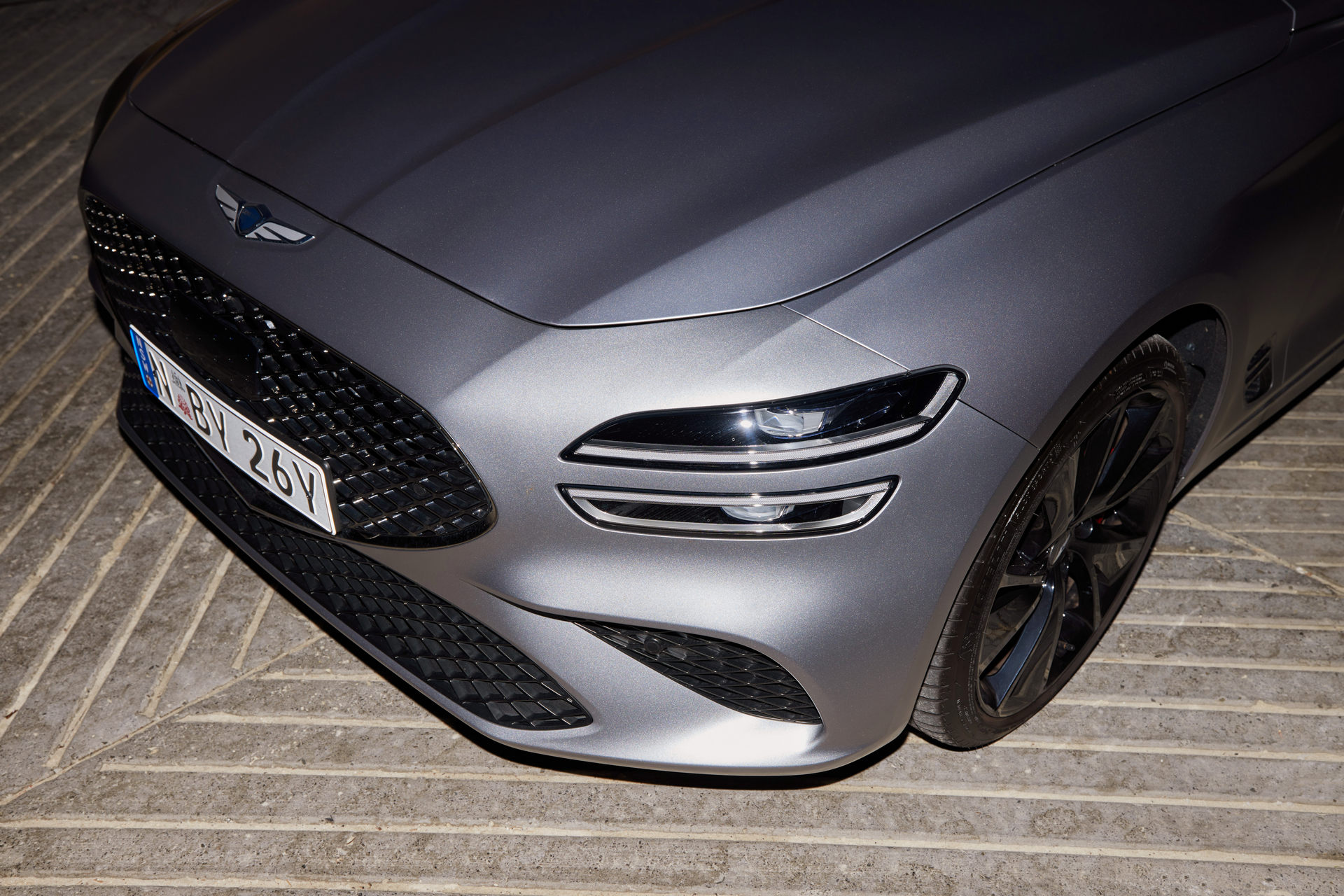 Download 2022 Genesis G70 Shooting Brake - Grille HD Wallpaper 1920x1280 #37