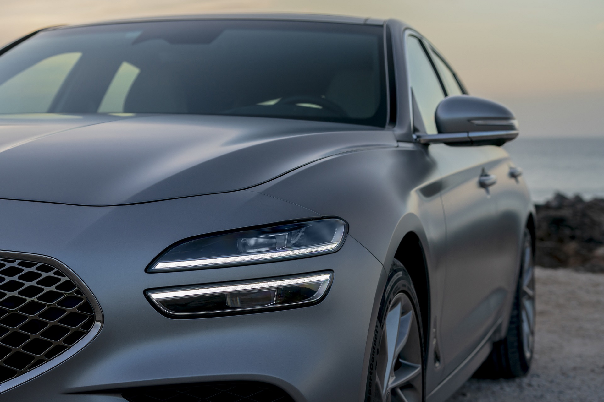 Download 2022 Genesis G70 Shooting Brake - Headlight HD Wallpaper 1921x1280 #115