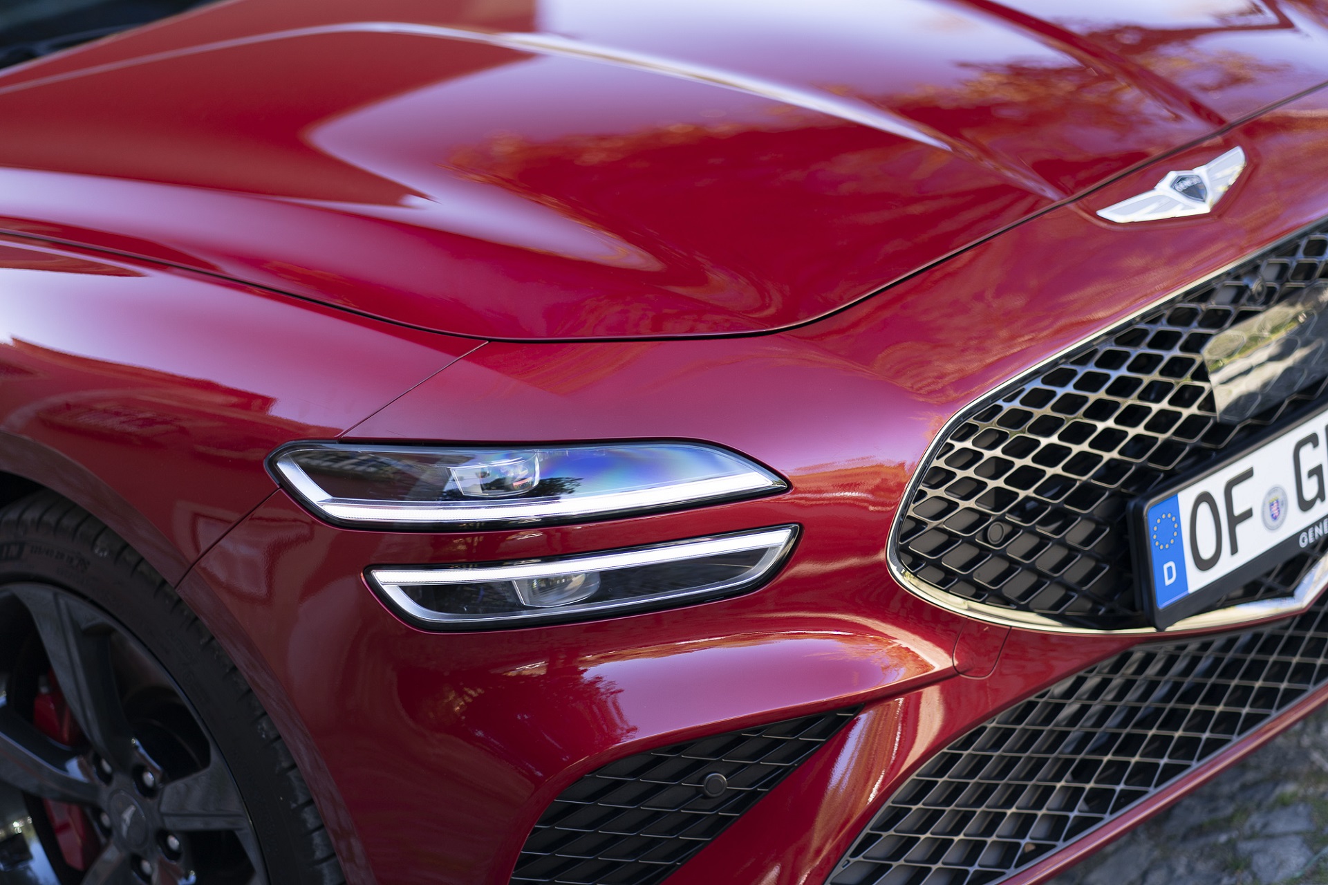 Download 2022 Genesis G70 Shooting Brake - Headlight HD Wallpaper 1921x1280 #76