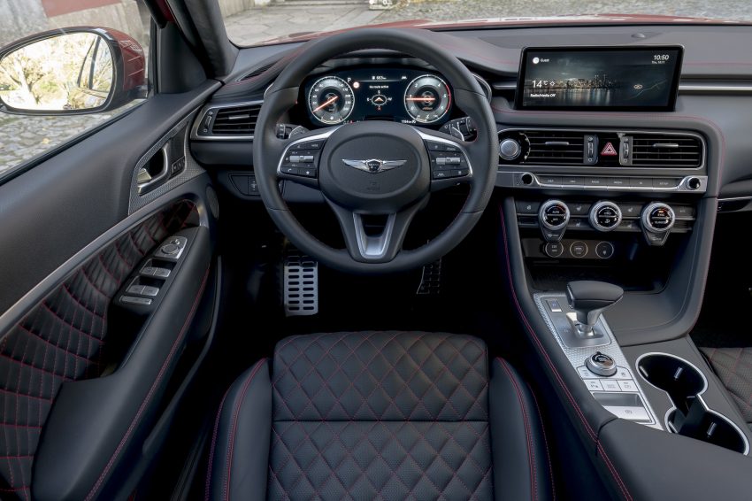 2022 Genesis G70 Shooting Brake - Interior, Cockpit Wallpaper 850x566 #84