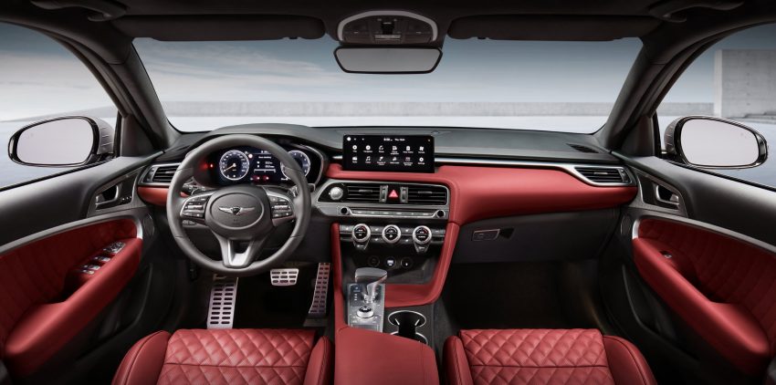 2022 Genesis G70 Shooting Brake - Interior, Cockpit Wallpaper 850x422 #130