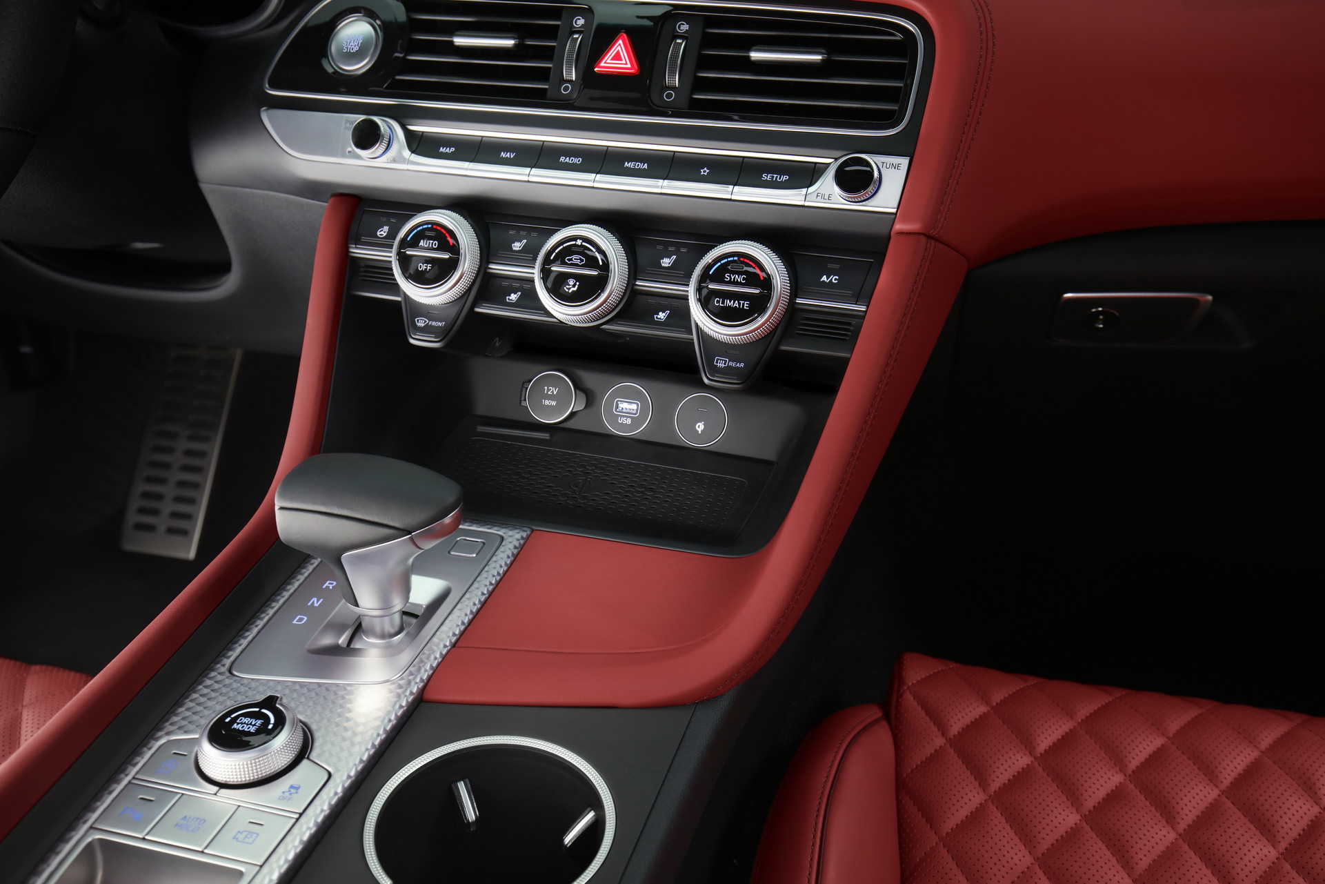 Download 2022 Genesis G70 Shooting Brake - Interior, Detail HD Wallpaper 1921x1281 #131