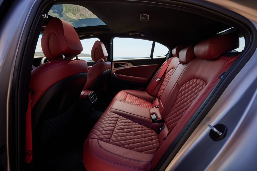 2022 Genesis G70 Shooting Brake - Interior, Rear Seats Wallpaper 850x567 #53