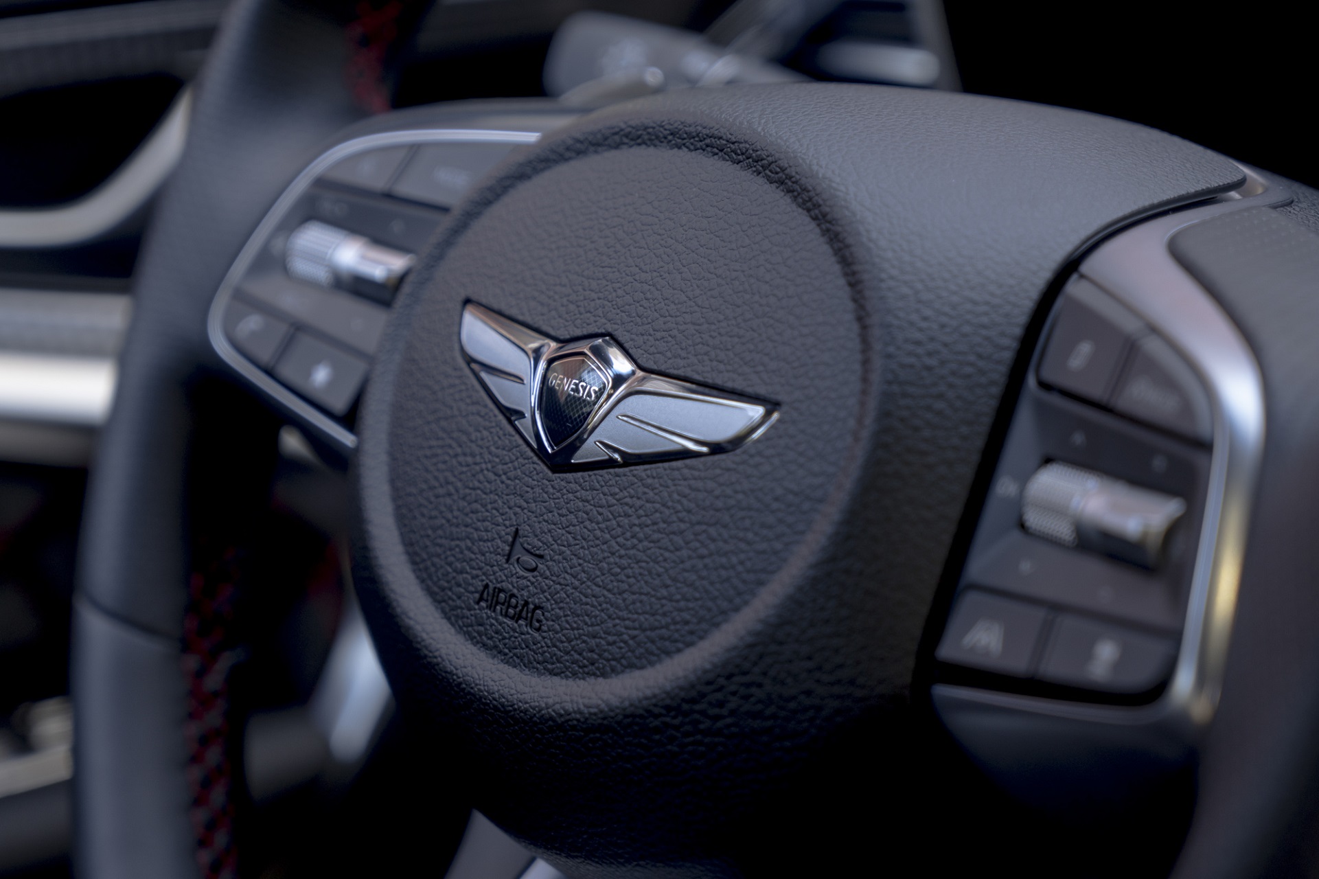 Download 2022 Genesis G70 Shooting Brake - Interior, Steering Wheel HD Wallpaper 1921x1280 #87