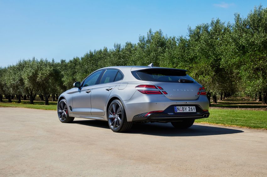 2022 Genesis G70 Shooting Brake - Rear Three-Quarter Wallpaper 850x566 #4