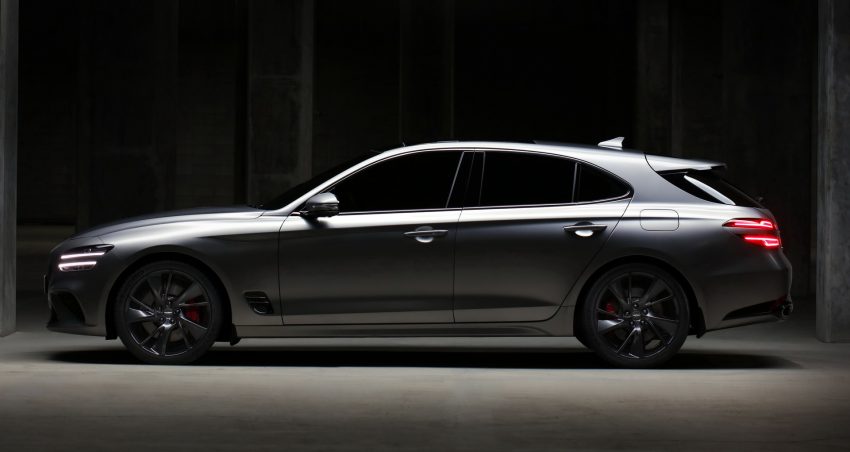 2022 Genesis G70 Shooting Brake - Side Wallpaper 850x452 #124