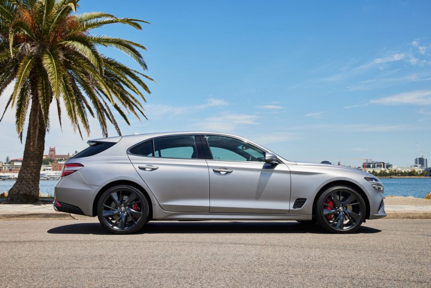 2022 Genesis G70 Shooting Brake - Side Wallpaper 850x568 #13