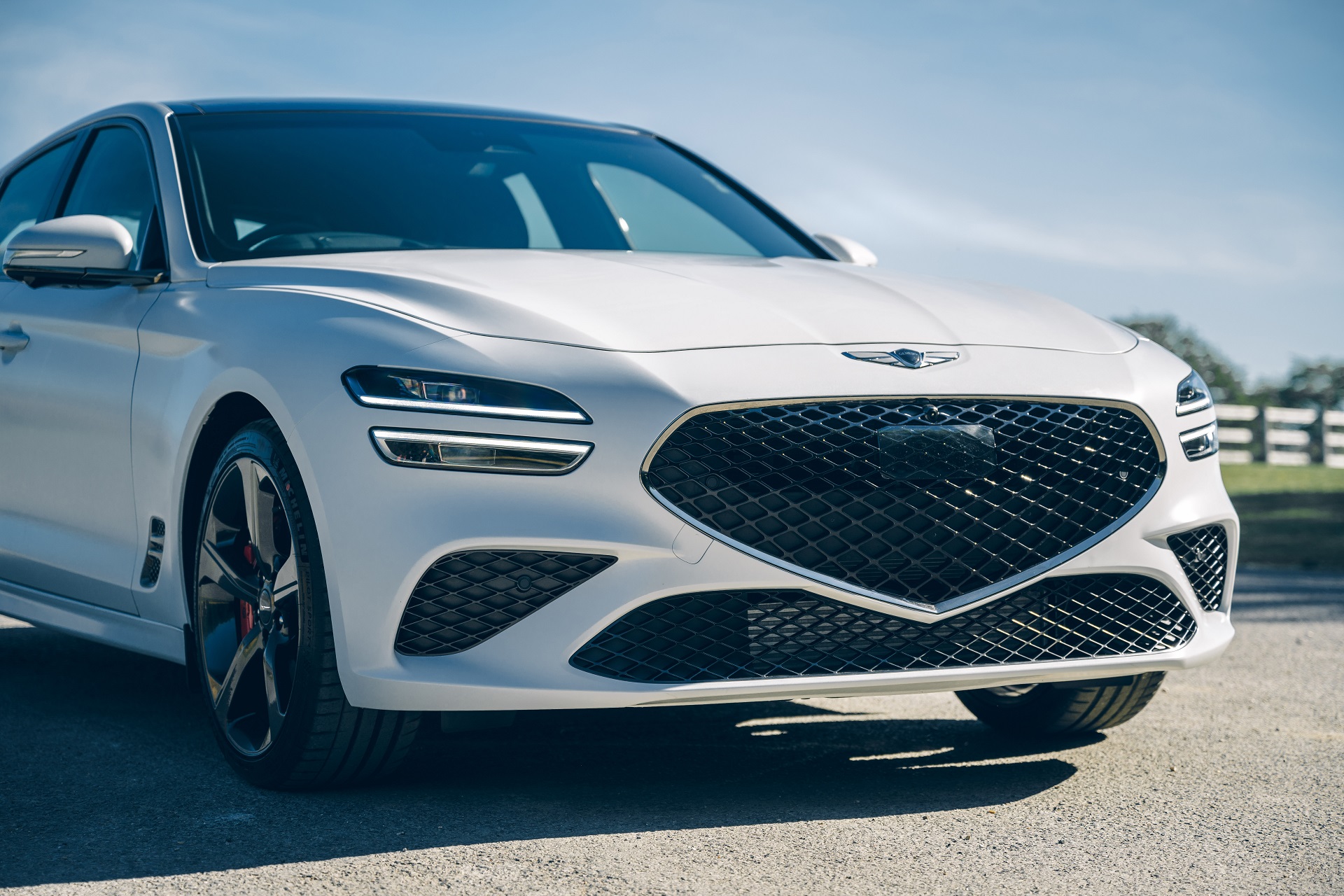 Download 2022 Genesis G70 Shooting Brake - UK version - Detail HD Wallpaper 1920x1280 #12