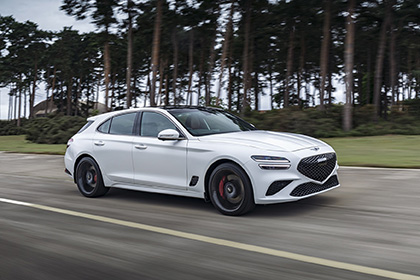 Download 2022 Genesis G70 Shooting Brake - UK version HD Wallpapers and Backgrounds