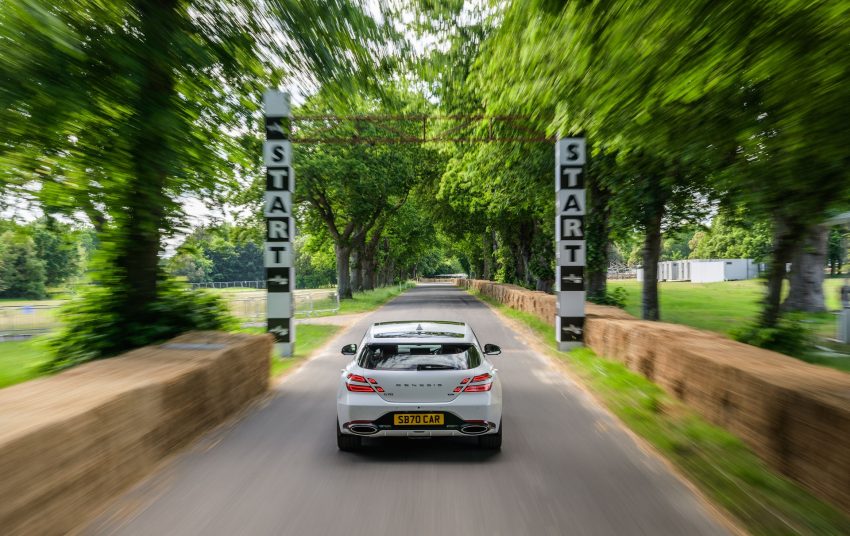 2022 Genesis G70 Shooting Brake - UK version - Rear Wallpaper 850x536 #10