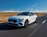 2022 Genesis G70 Sport with Luxury Pack - Front Three-Quarter Wallpaper 190x150
