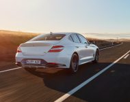 2022 Genesis G70 Sport with Luxury Pack - Rear Three-Quarter Wallpaper 190x150